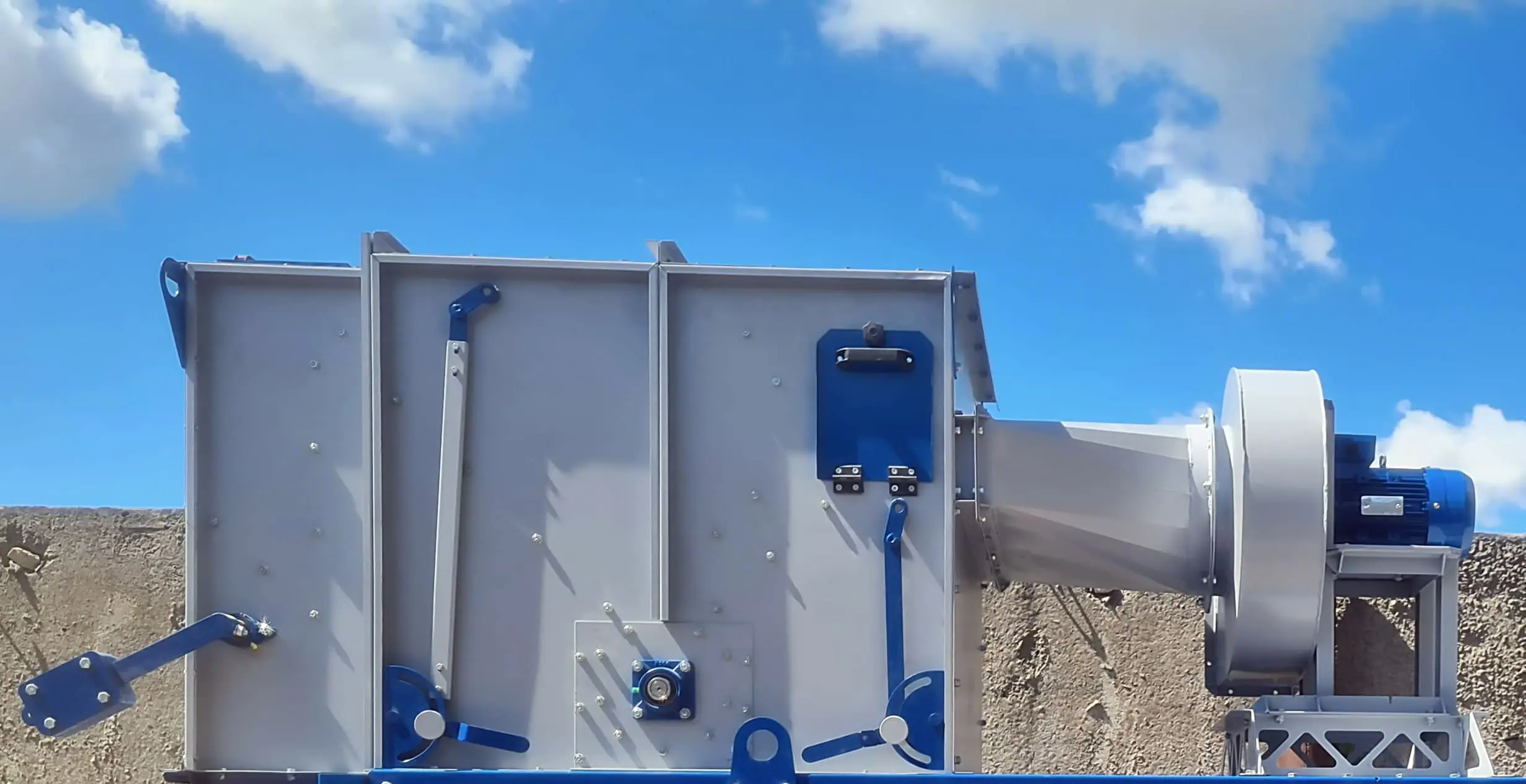 Aspirationskammer for BS-Trommelkornreiniger