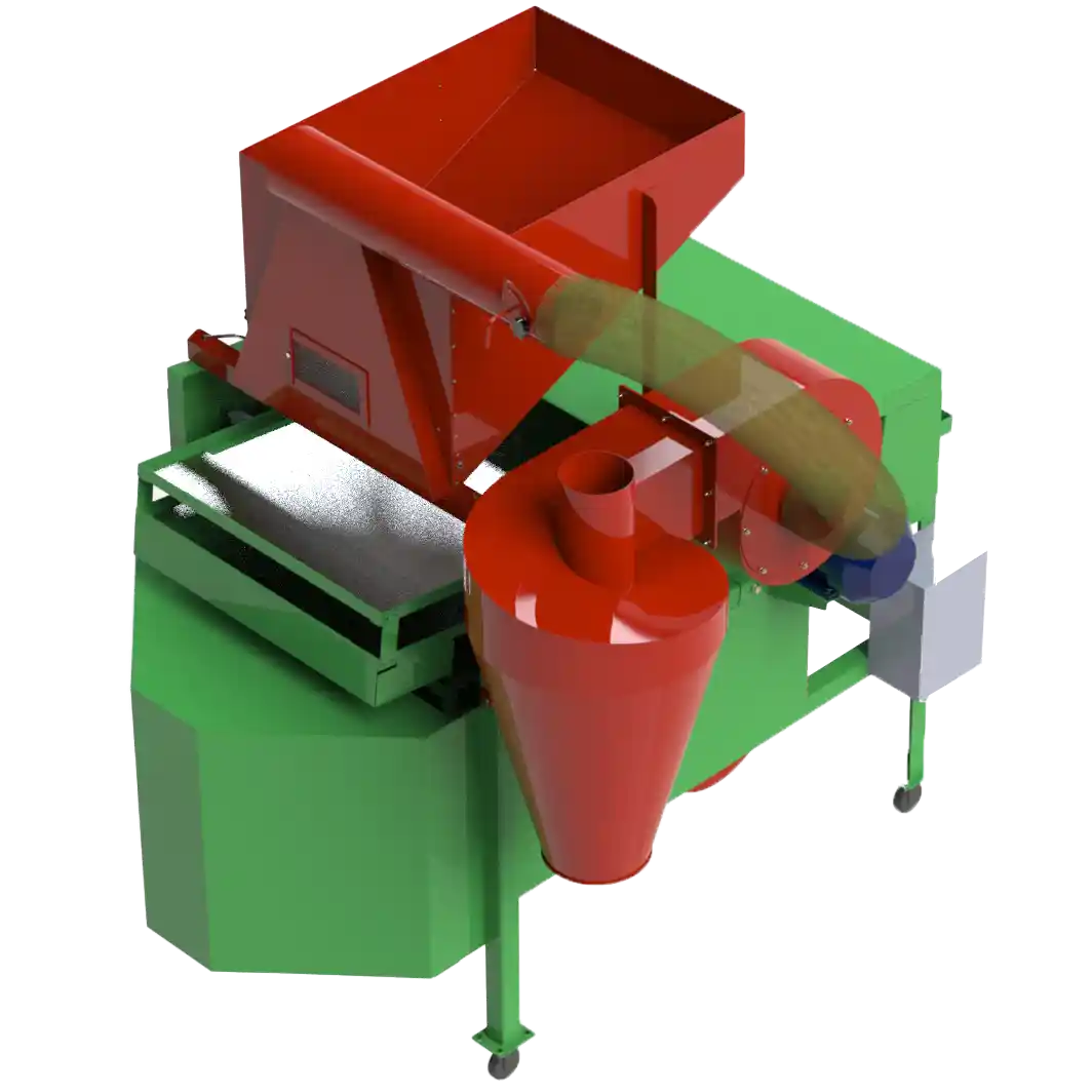UKS 1.4 mobile grain cleaner